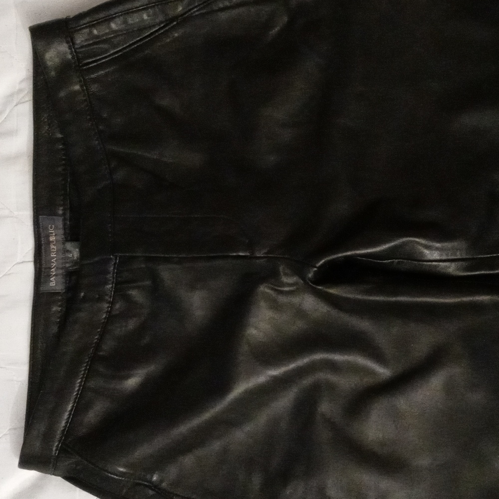 Banana Republic leather pants